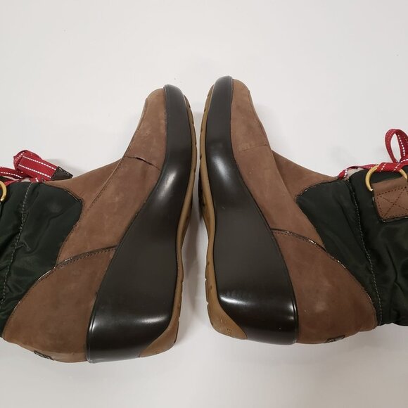 Sperry Top-Sider Weatherproof Suede Leather Sherpa Lined Wedge‎ Boots - Size - Picture 7 of 9